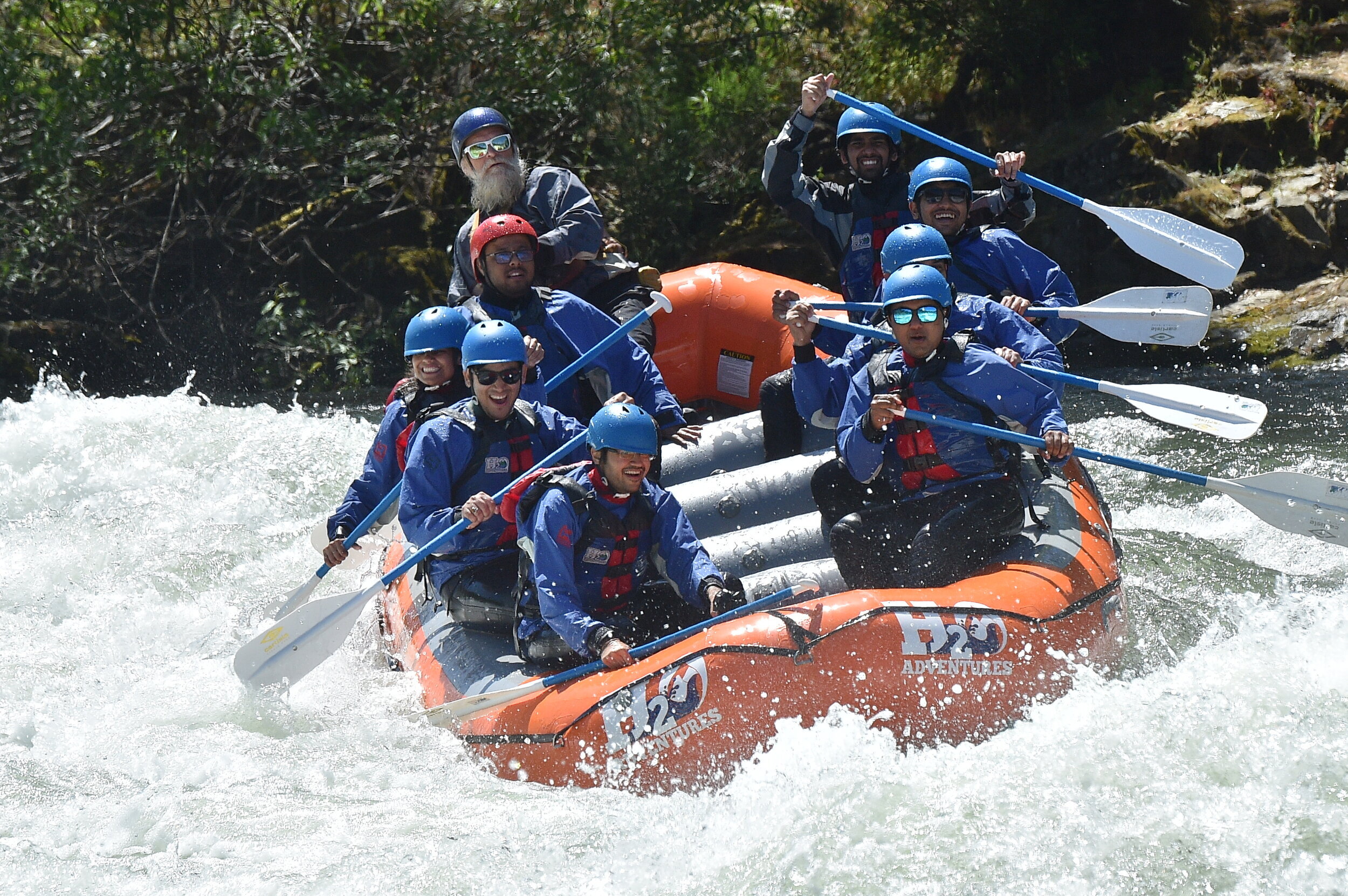 Team rafting experience